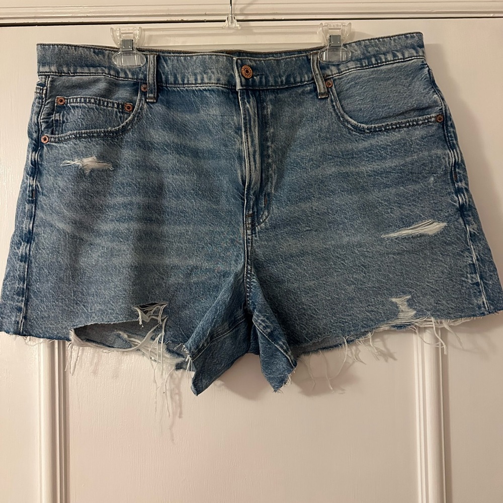 American Eagle Distressed Jean Shorts